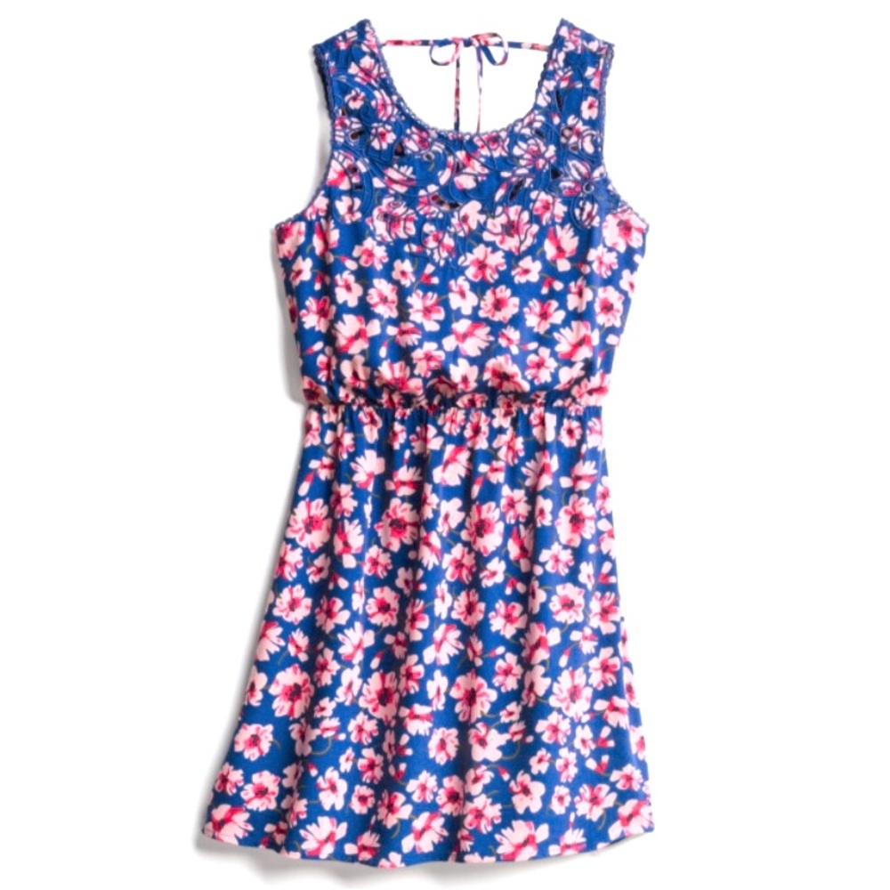 Market And Spruce Women’s Dress Elody Embroidered Detail Floral Lined